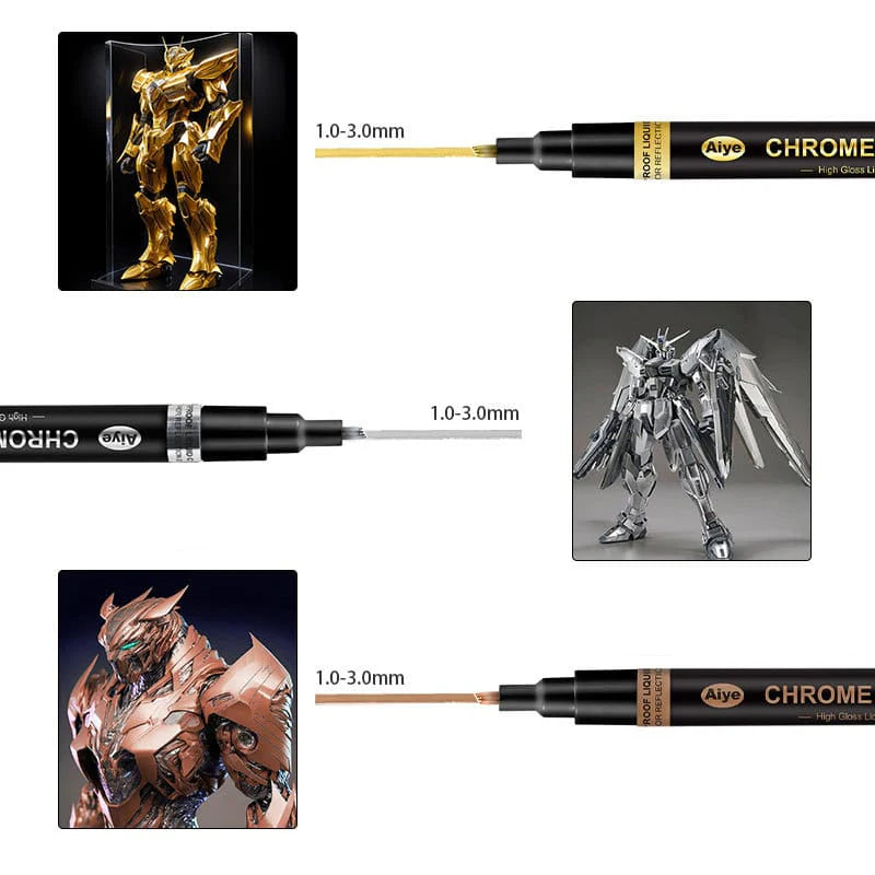 Premium Decorative Chrome Marker Pen