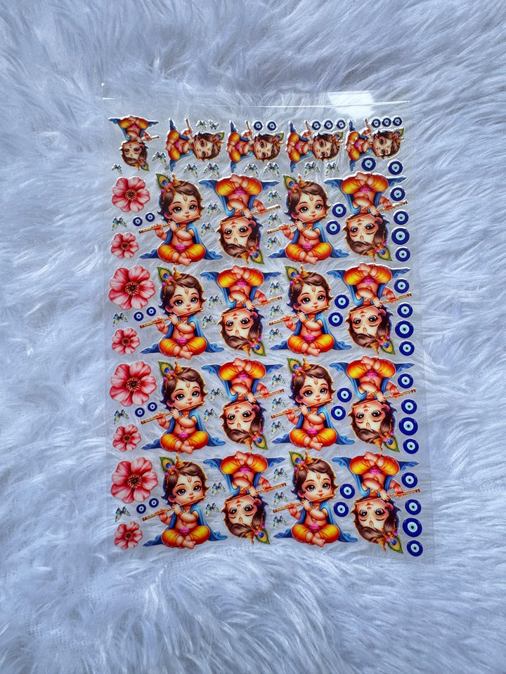 Krishna UV DTF Stickers