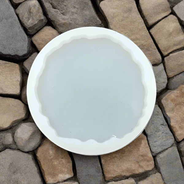 2 Inch Round Agate Coaster & Keychain Pendant Mould