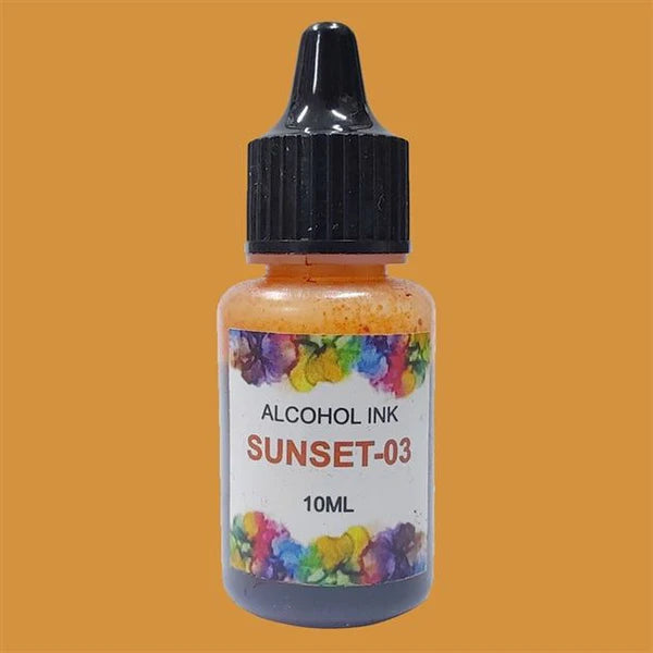 Sunset Alcohol ink For Resin