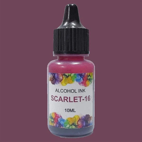 Scarlet Alcohol ink For Resin