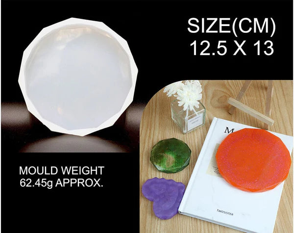 5" Octagon Coaster Mould