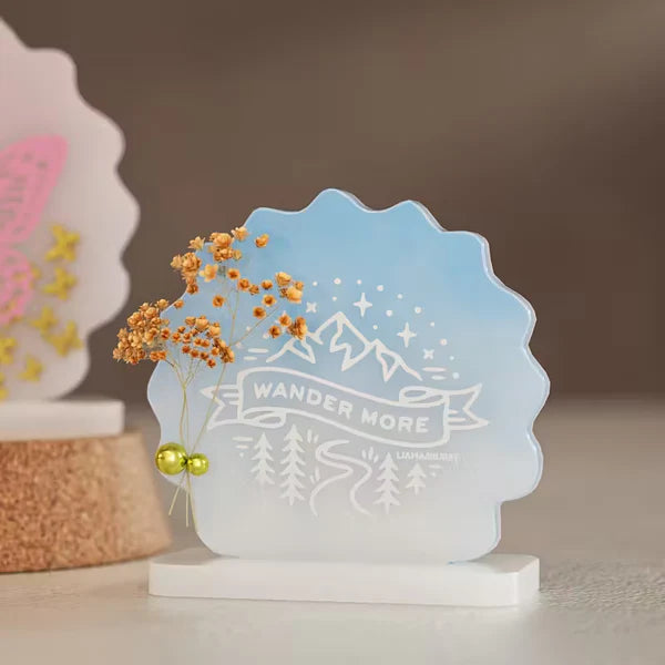 6 Cavity Agate Round Frame With Stand Mould