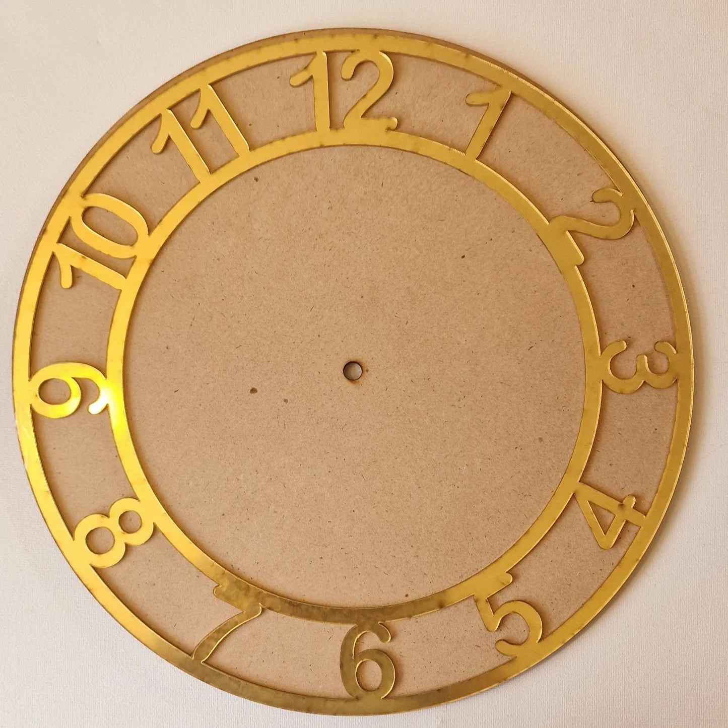Number Acrylic Clock Ring ring With Mdf Base