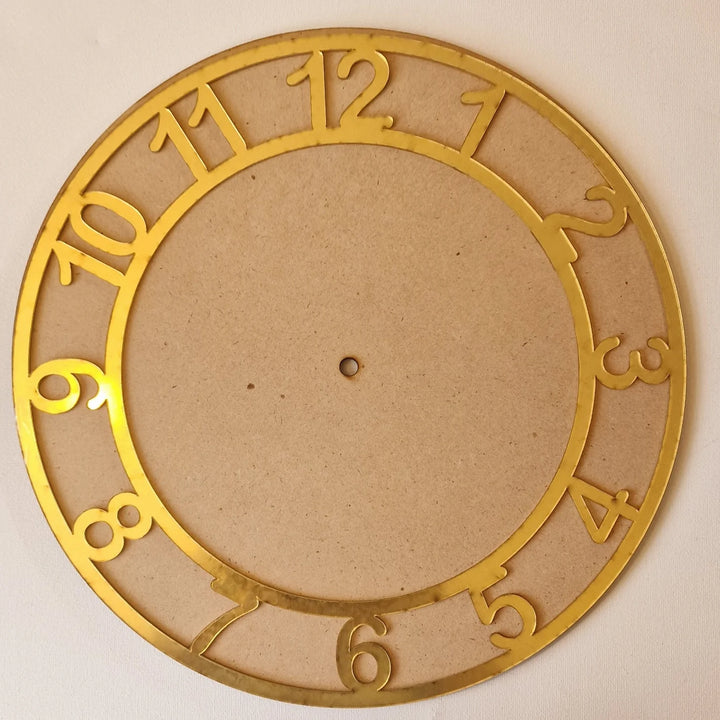Number Acrylic Clock Ring