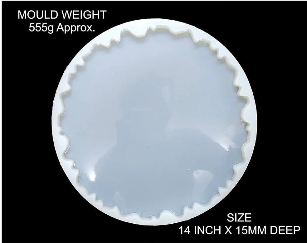 14 inch  Round Agate Tray Mould