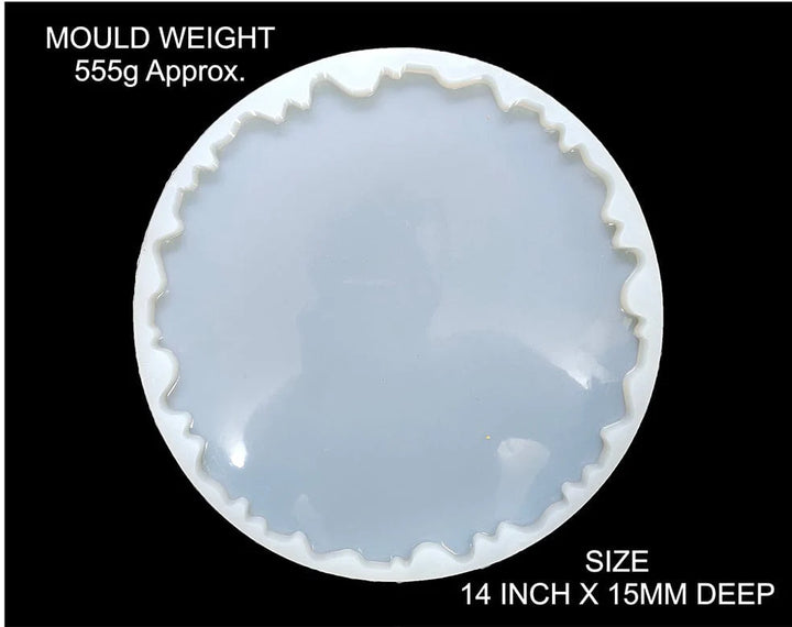 14 inch  Round Agate Tray Mould