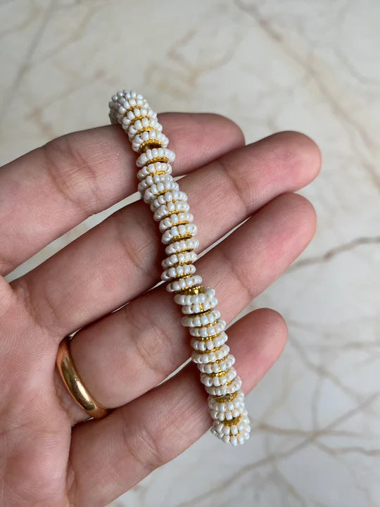Pearl Beads Ring for Rakhi