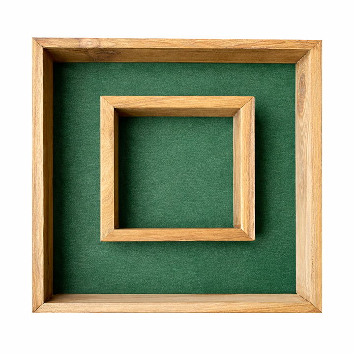 2 in 1 “Square Shape” Flower PreservationVarmala Box With HDF Base at Bottom
