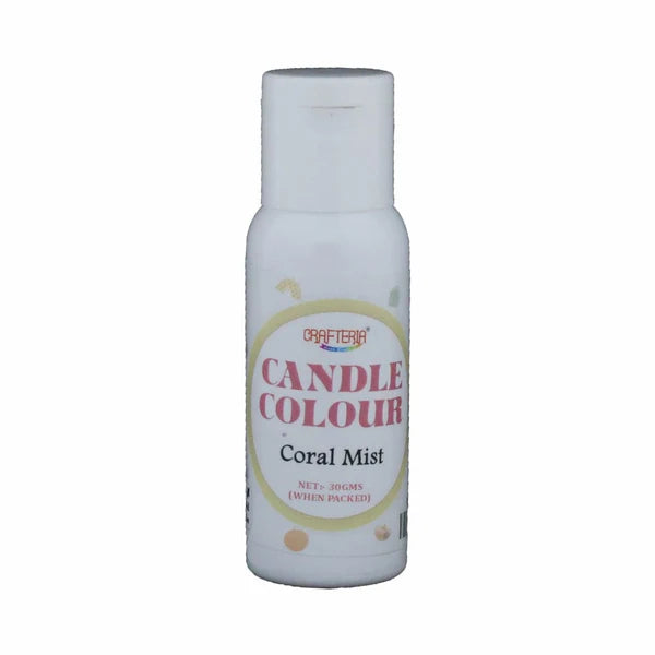Coral Mist Candle Colour