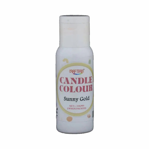 Sunny Gold Candle Colour