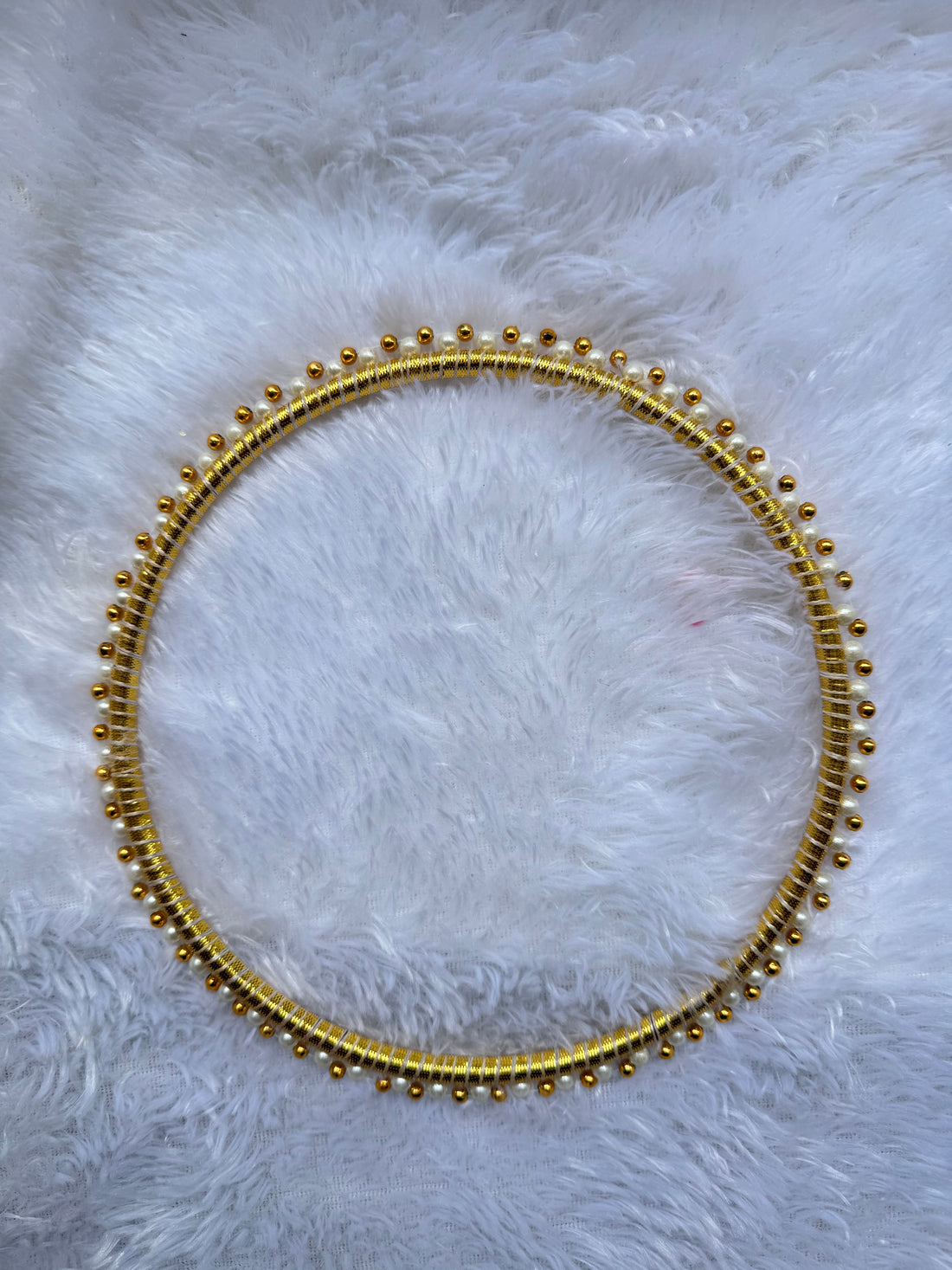 Traditional Pearl Ring 10 Inch