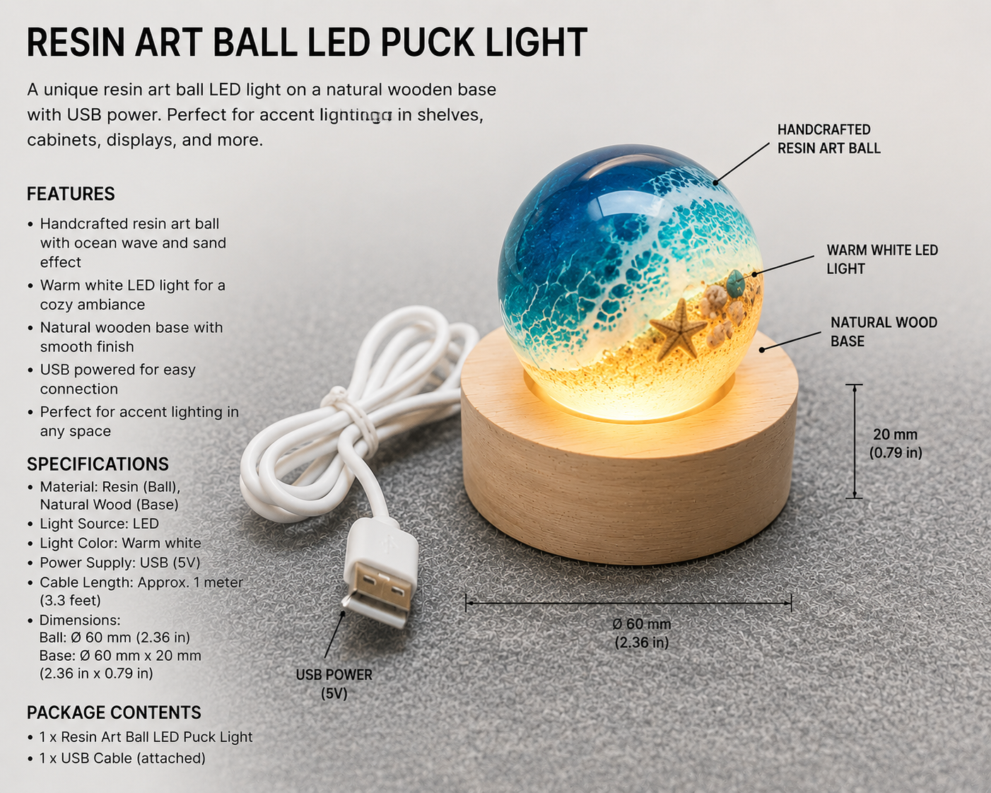 LED Light Base
