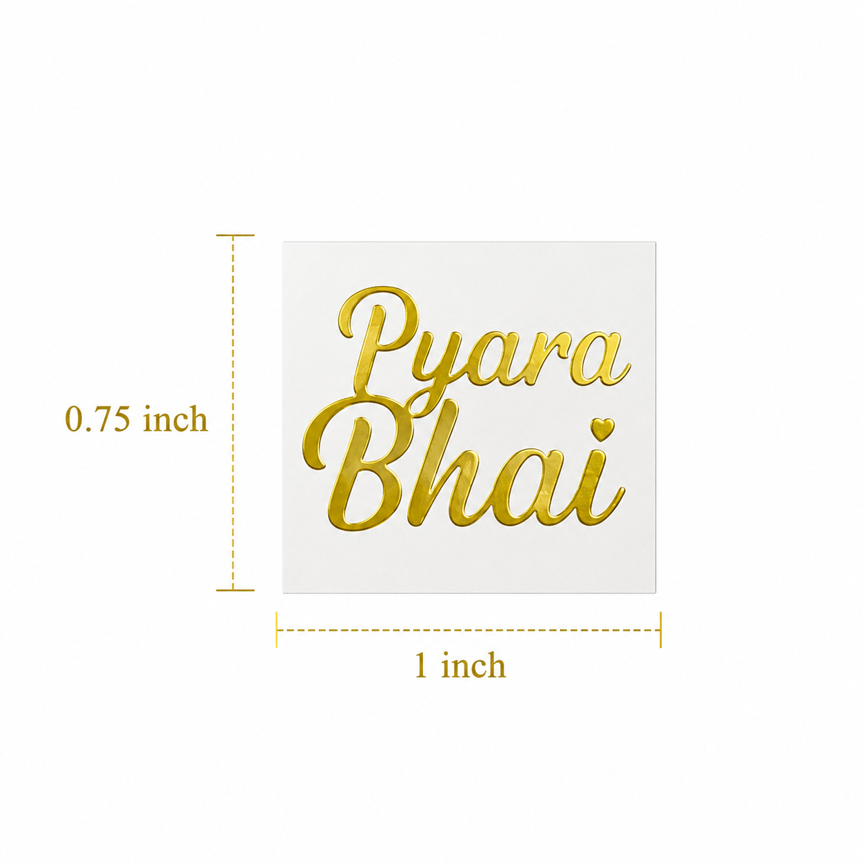 Rakhi sticker F - 2 Pcs