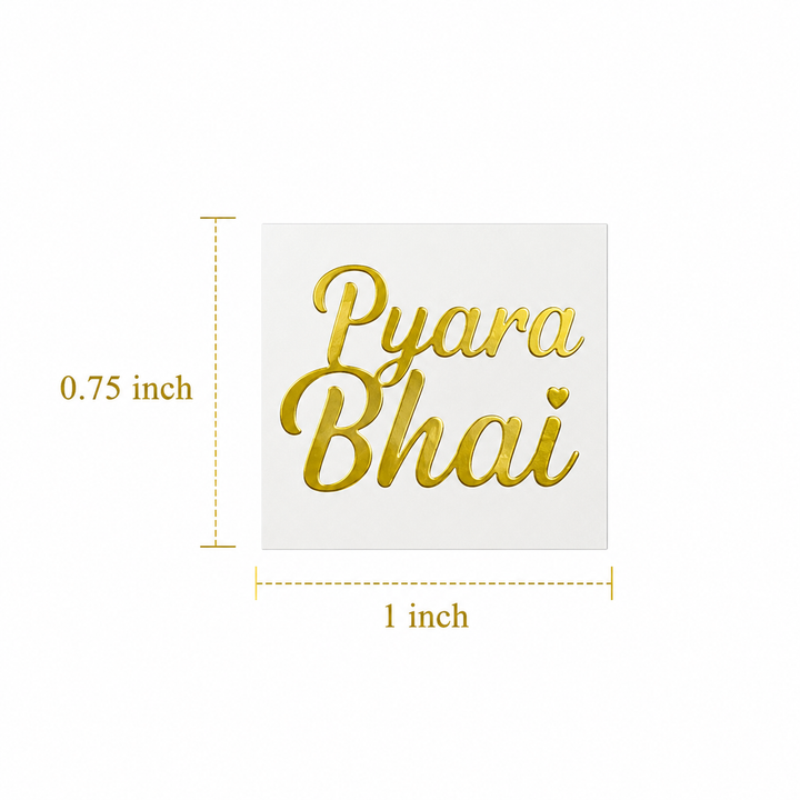 Rakhi sticker F - 2 Pcs