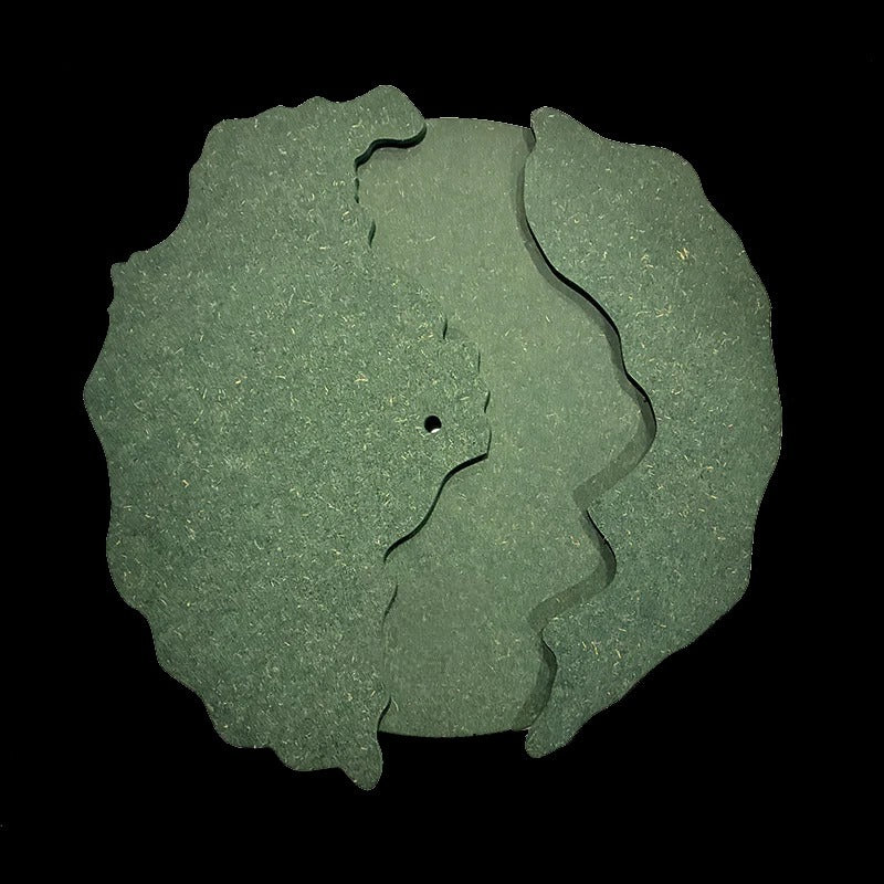 3 Part Geode Clock HDF Base for Resin Art