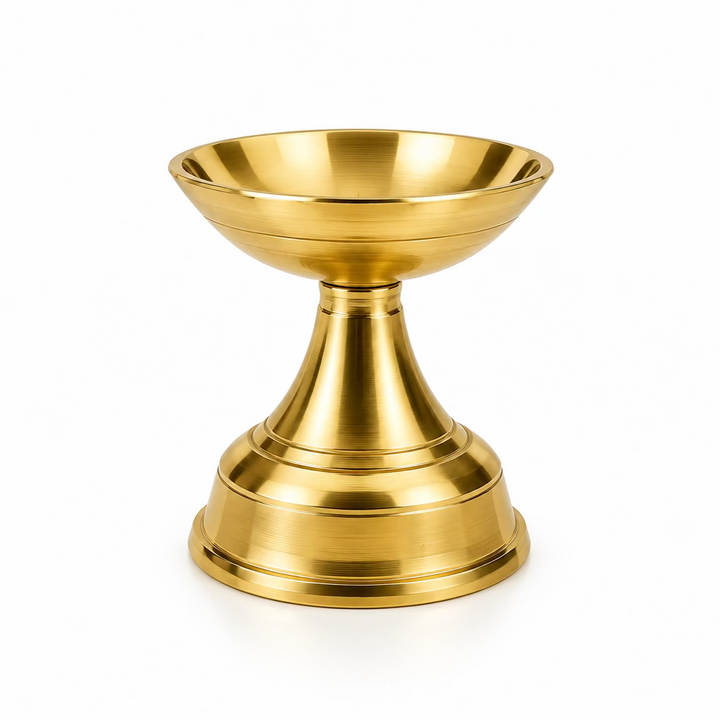 Brass Diya With Stand