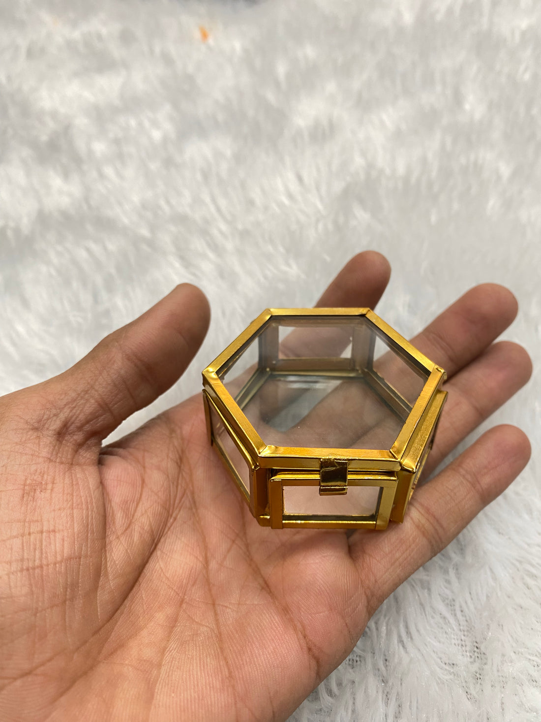 Hexagon vintage Box- Small