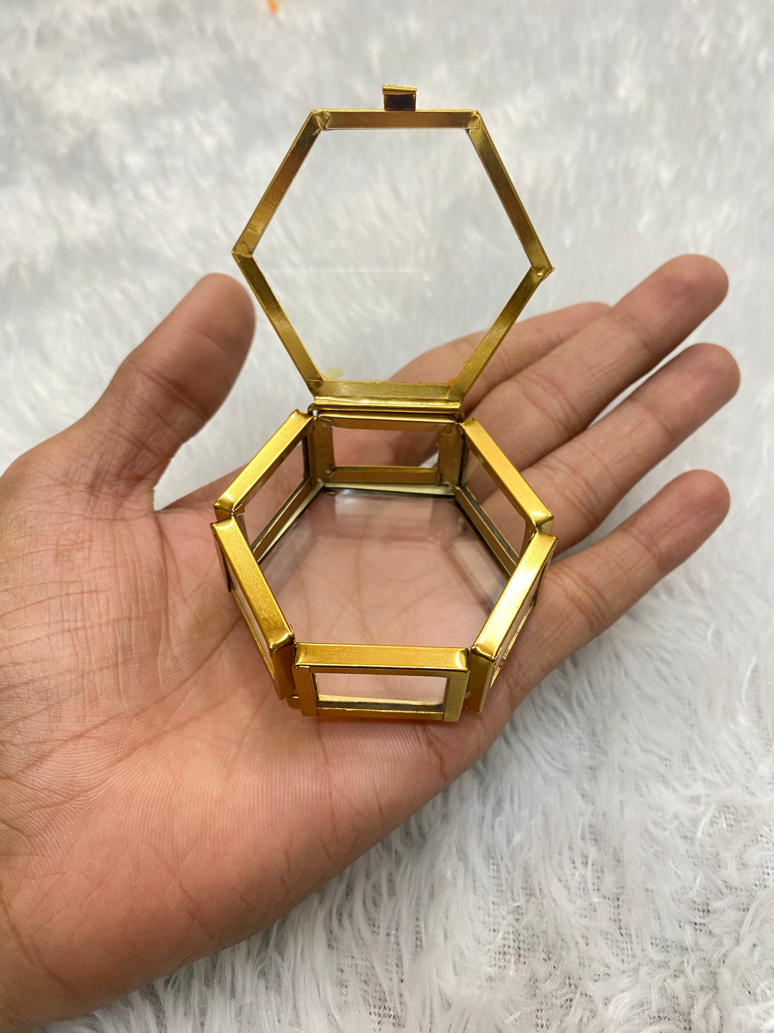 Hexagon vintage Box- Small