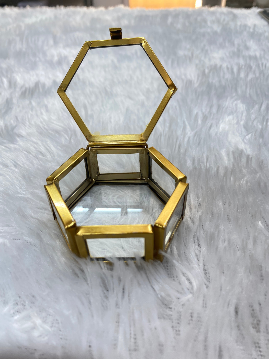 Hexagon vintage Box- Small