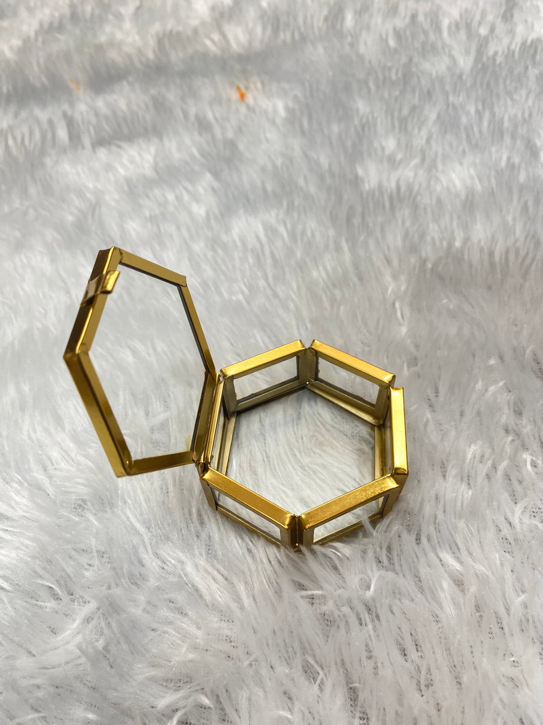 Hexagon vintage Box- Small