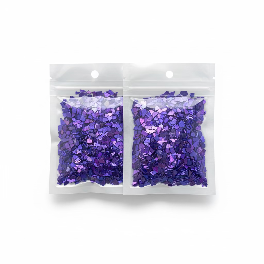 Big Metallic Glass Chips