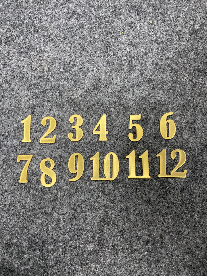 Acrylic English Number