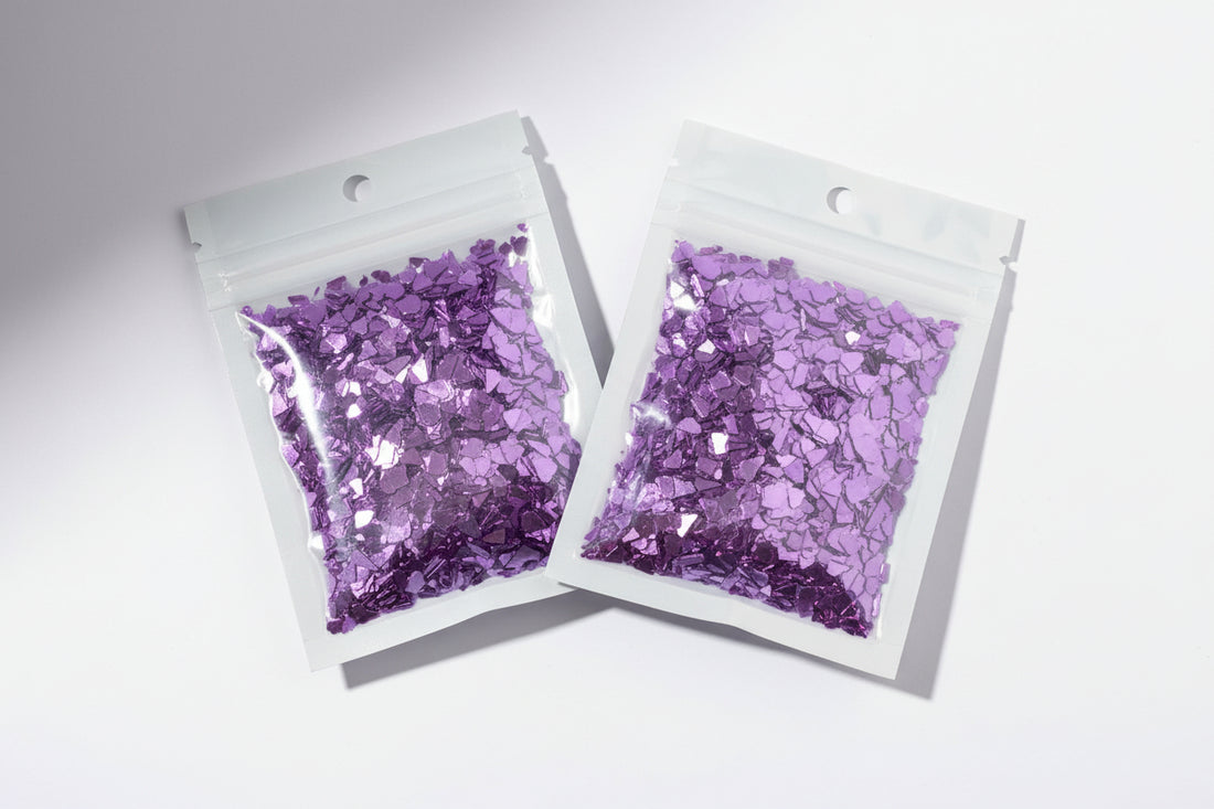 Big Metallic Glass Chips