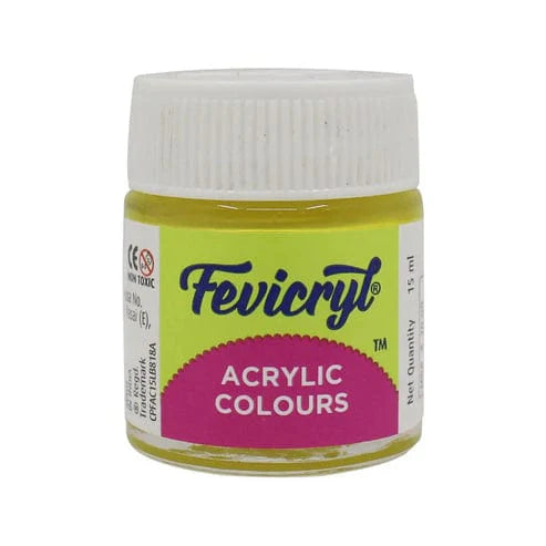 Lemon Yellow Acrylic Colours