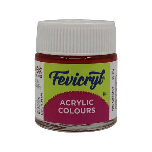 Coral Red Acrylic Colours