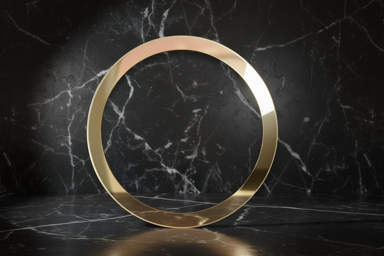 Acrylic plane ring With Mdf Base