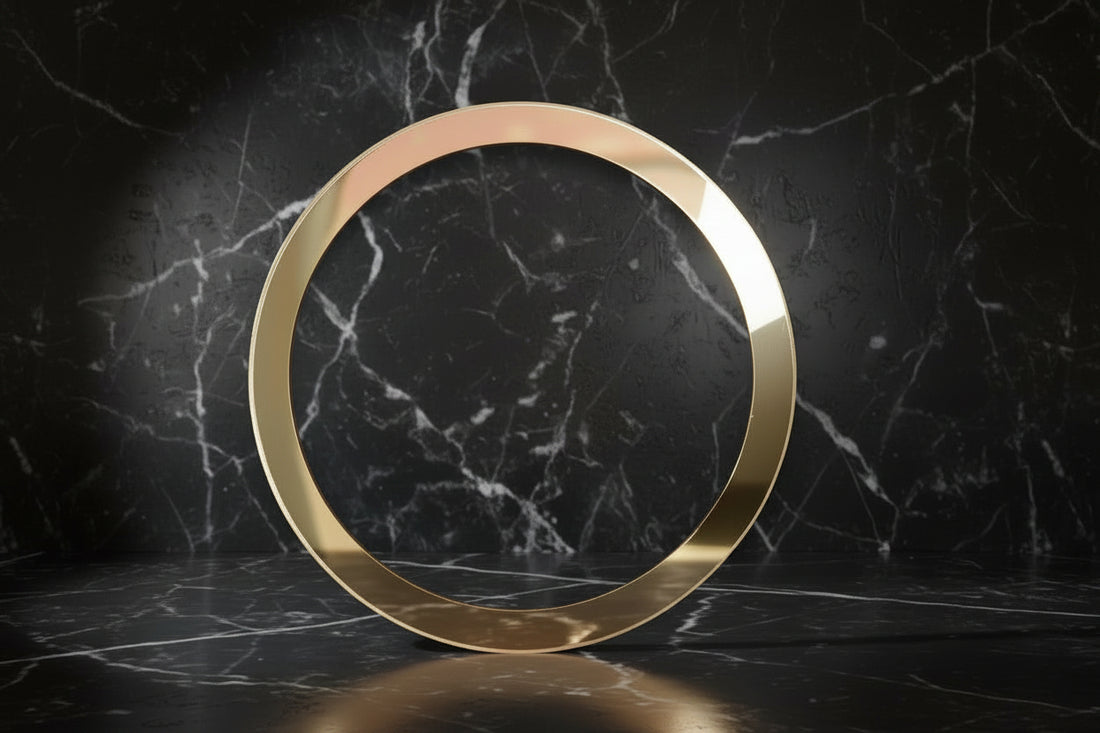 Acrylic plane ring With Mdf Base
