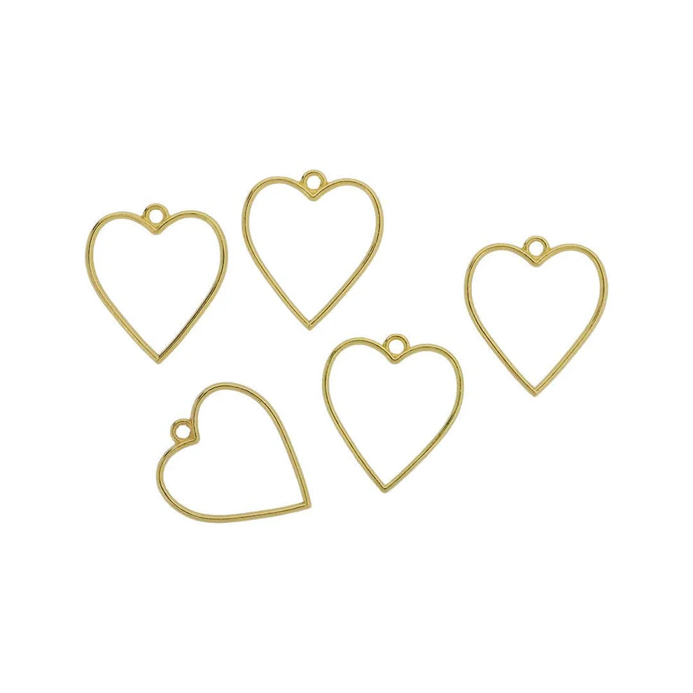 5 In 1 Heart Bezels Set