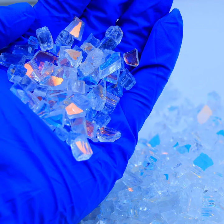 Big Rainbow Reflective Firepit Glass