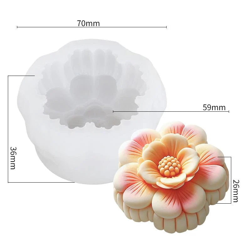 3D Flower Handmade Mould