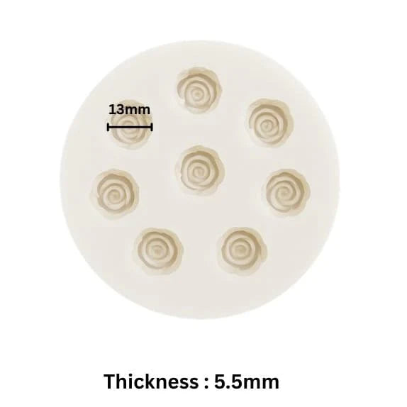Tiny Rose Shape Candle Mould