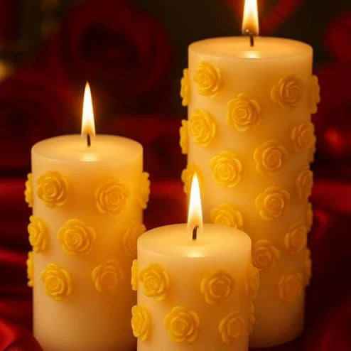 Tiny Rose Shape Candle Mould