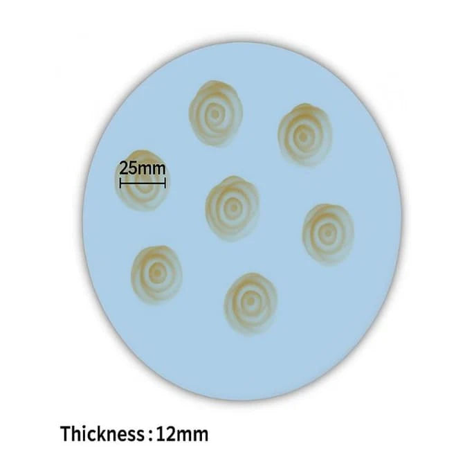 Small Rose Shape Candle Mould