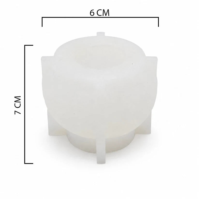 Orange Fruit Shape Silicone Candle Mould