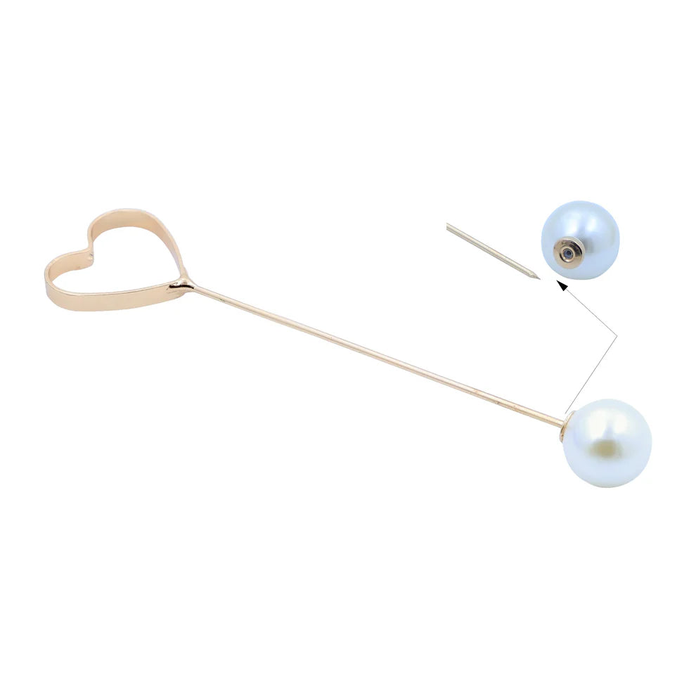 Broach Pin Heart Bezel