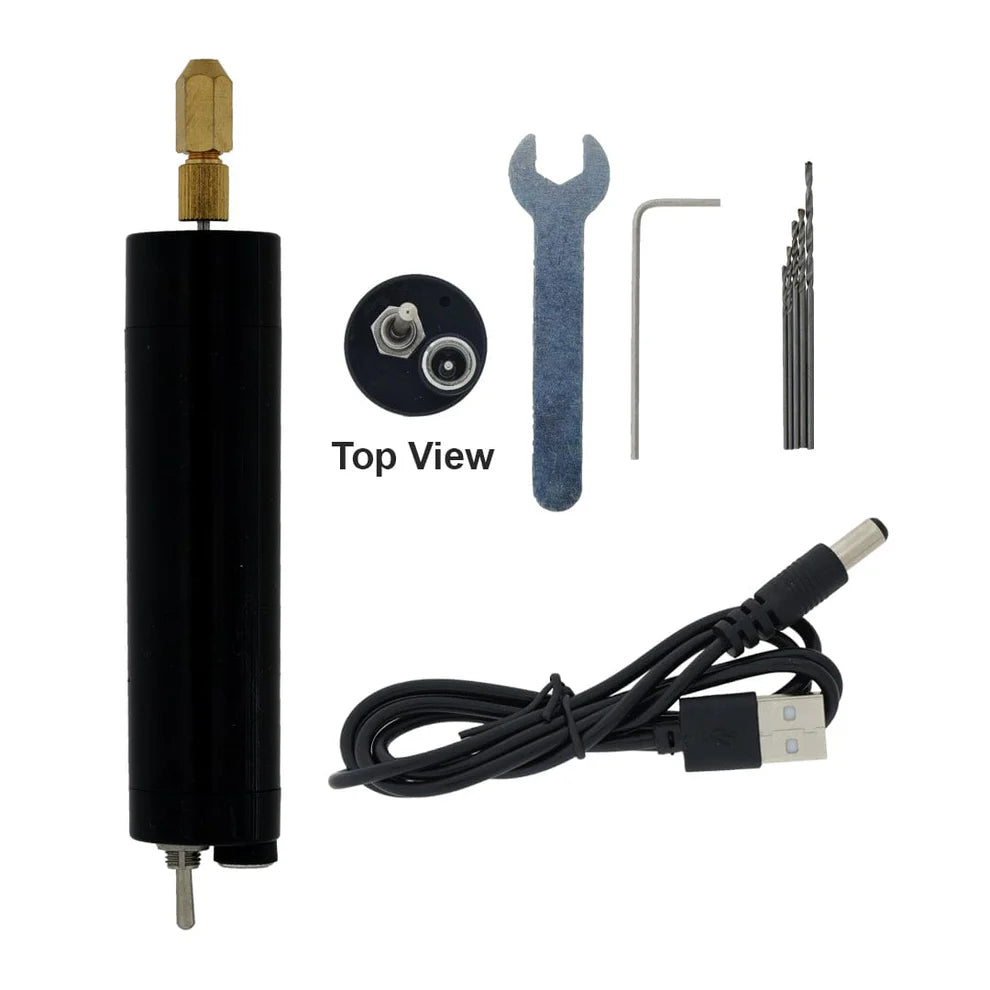 Electric Mini Drill Machine With 4 Bits & Allen Key