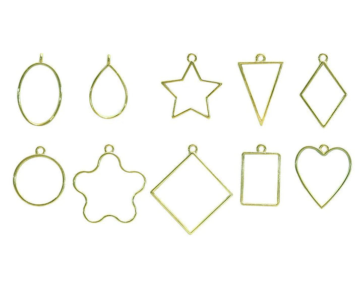 10 In 1 Gold Bezels Set
