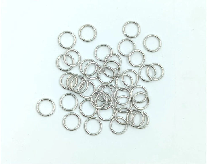 8MM Small Silver Cutting Ring 100Pcs/Pkt