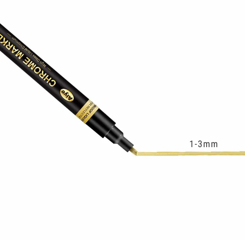 Premium Decorative Chrome Marker Pen