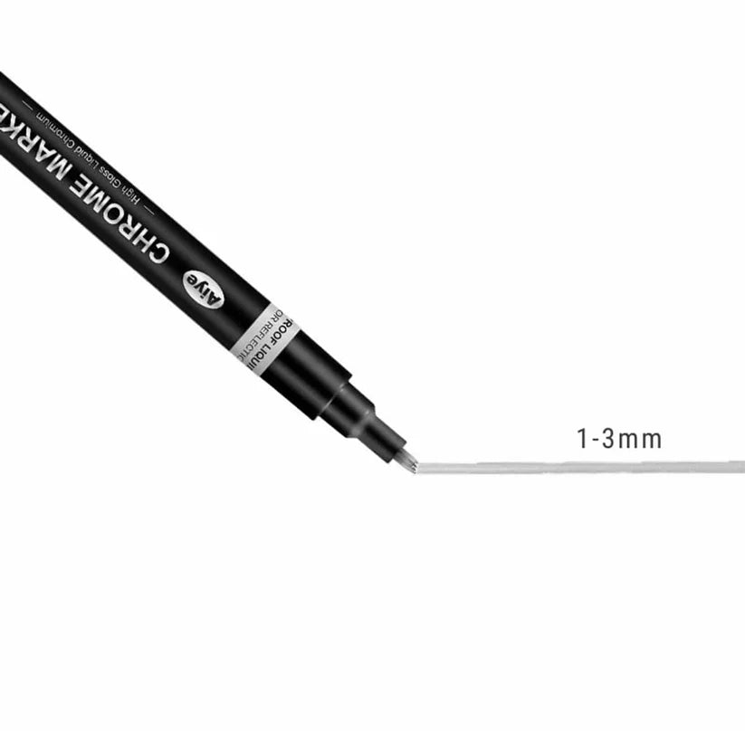 Premium Decorative Chrome Marker Pen
