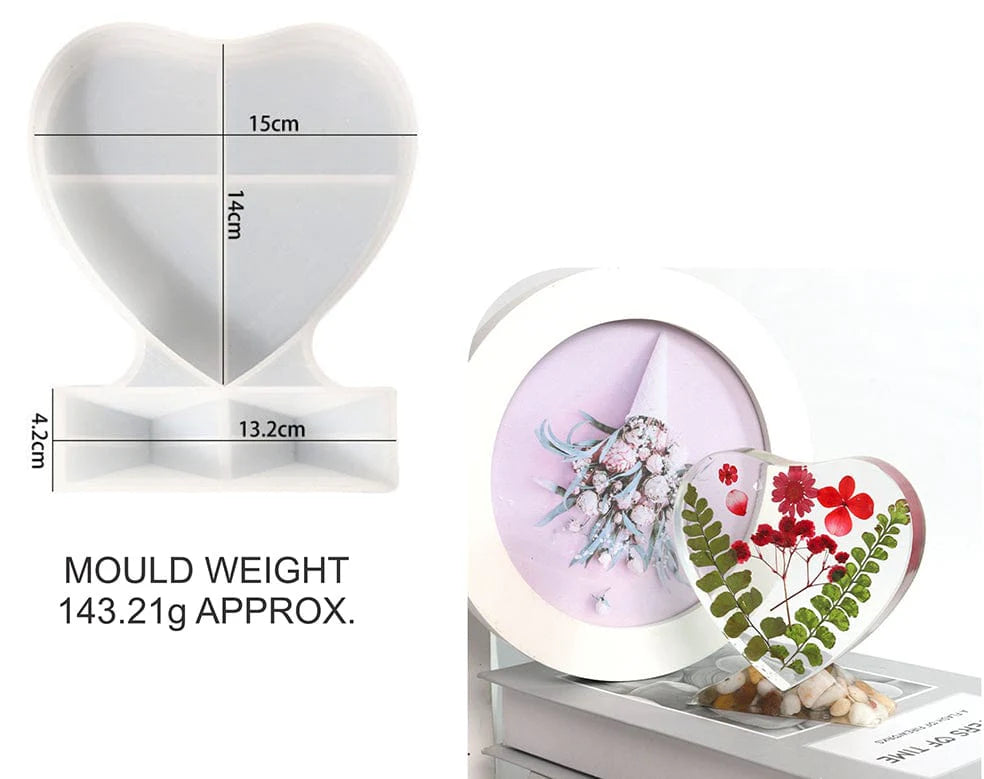Big Heart Photo Frame Mould