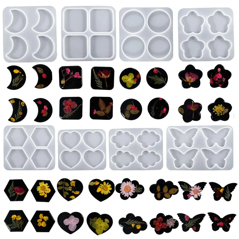 4 Cavity Cloud Keychain & Pendant Mould