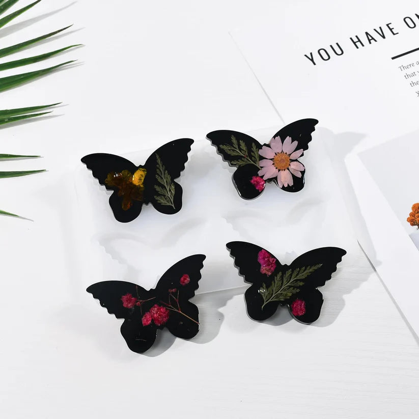 4 Cavity Butterfly Keychain & Pendant Mould