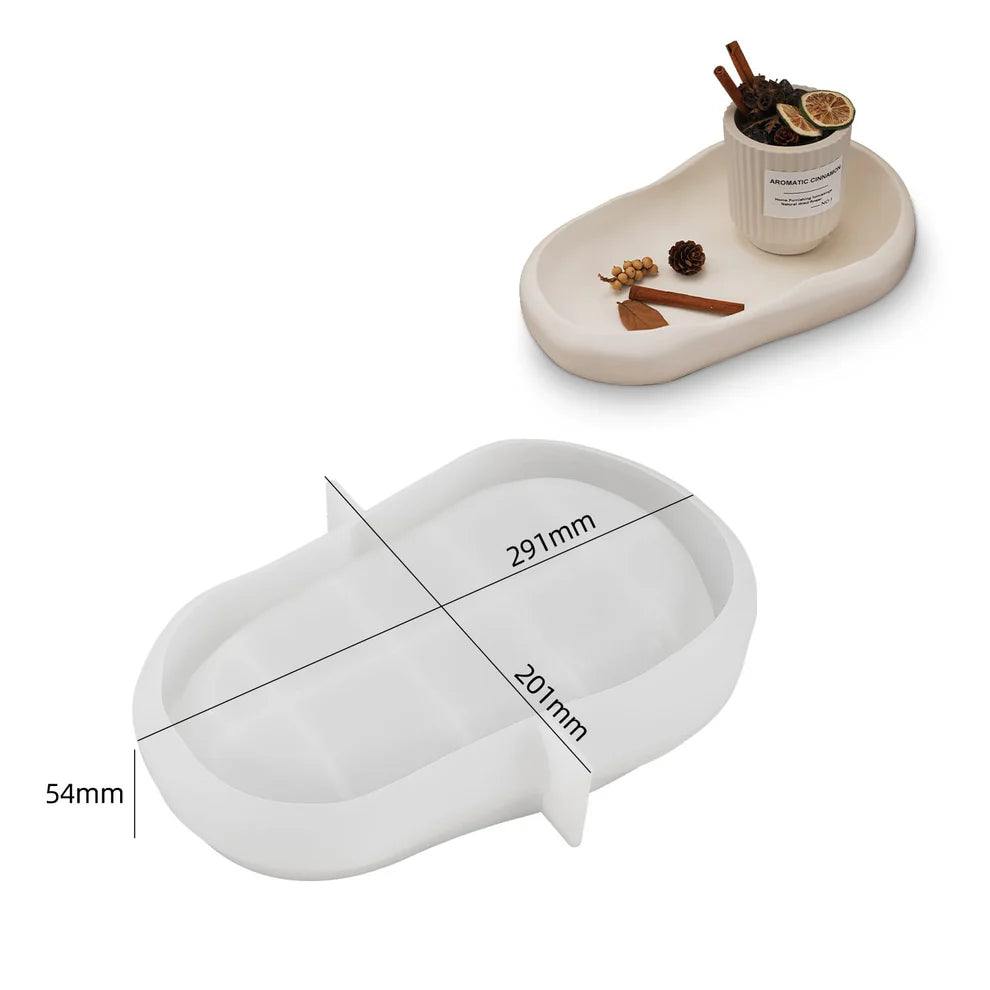 Oval Shaped Trinket Trays Mould