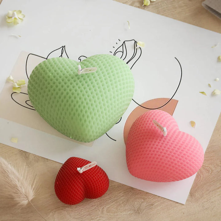 3D Heart Pattern Silicone Mould